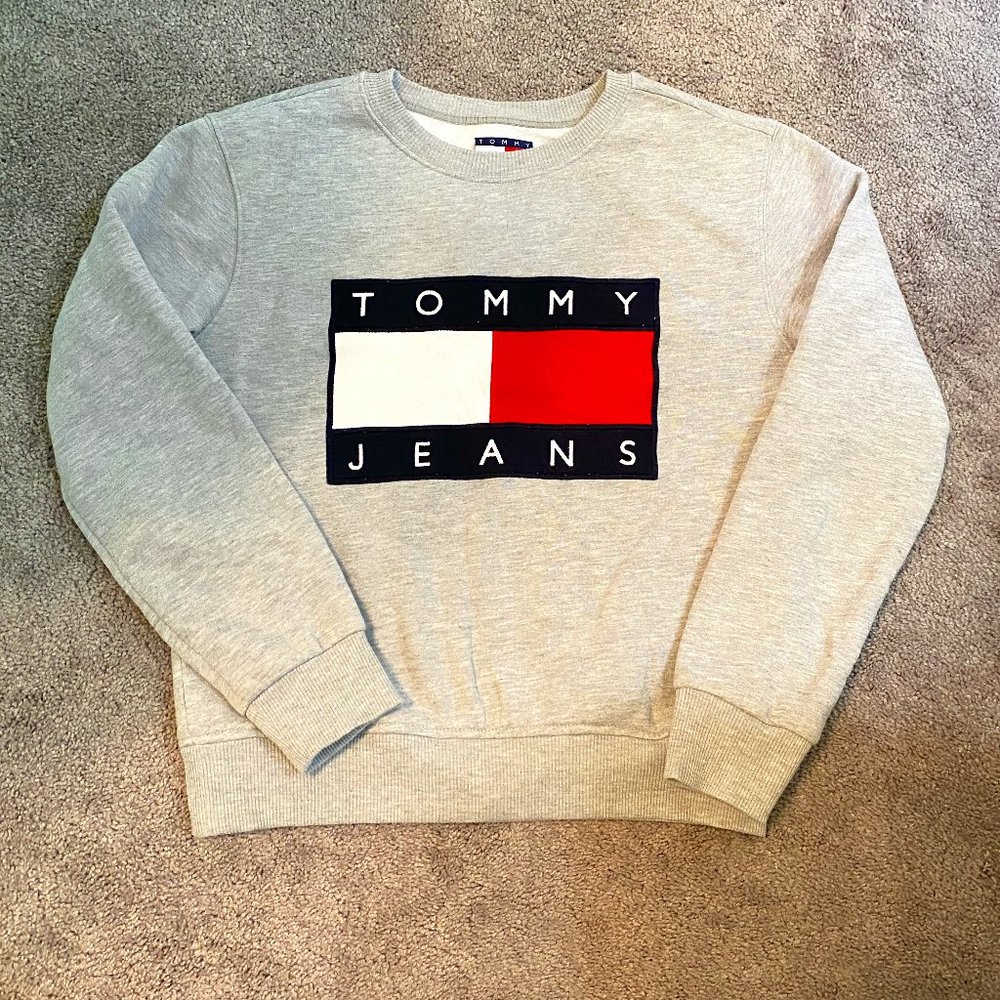 Tommy Hilfiger "Flag Patch" Men's Sz M Sweatshirt